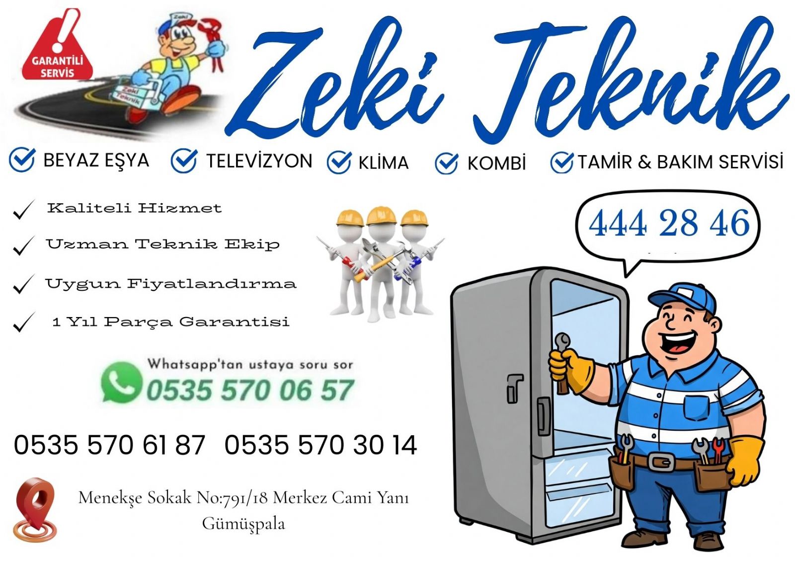 Gümüşpala Beyaz Eşya Servisleri